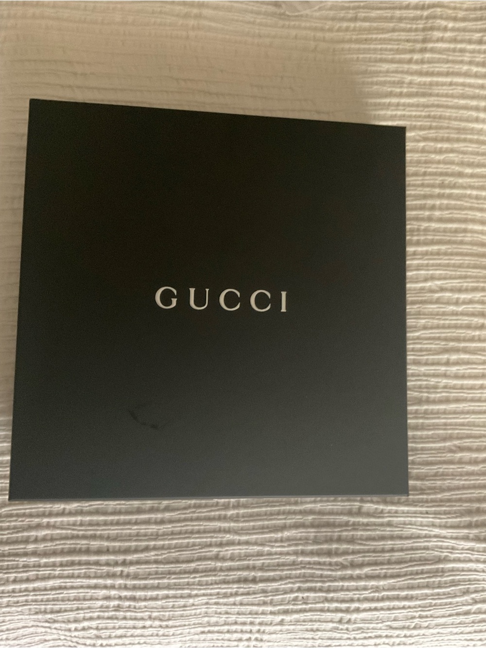 Gucci Black Presentation Box with White Logo